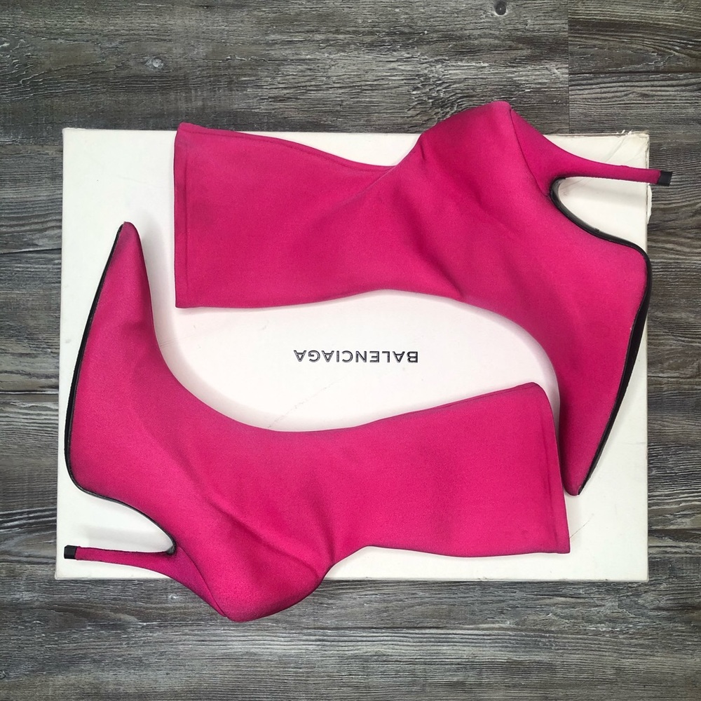 SOLD.  Balenciaga knife boots